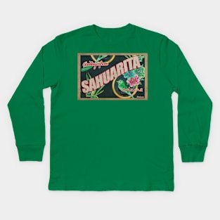 Greetings from Sahuarita, Arizona Kids Long Sleeve T-Shirt